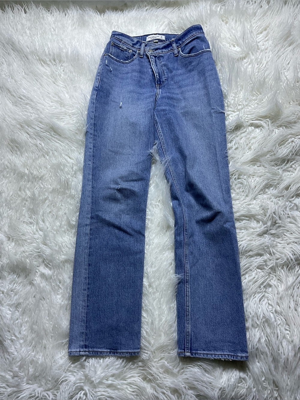 Abercrombie Curve Love The 90’s Straight Ultra High Rise Jeans